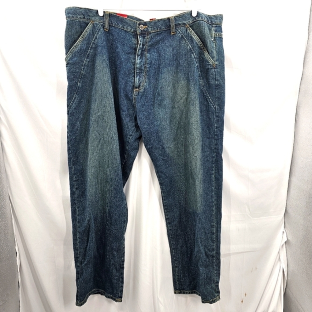NWT Karl Kani‎ Men's Jeans Size 48x34 Vintage Baggy Fit Distressed Slash Pocket.